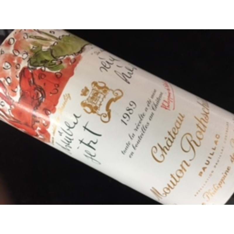 CHATEAU MOUTON ROTHSCHILD 1er Grand Cru Classe 1989 Bottle - NO DISCOUNT Image