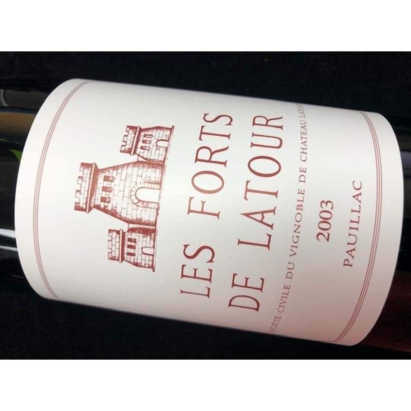 LES FORTS DE LATOUR 2nd Wine of Chateau Latour 2003 Bottle - NO DISCOUNT (los) Image