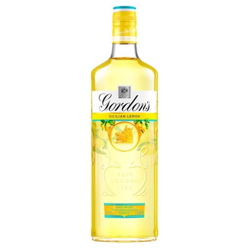 GORDONS Sicilian Lemon Gin Bottle (70cl) 37.5%abv (frtc) - Dunells