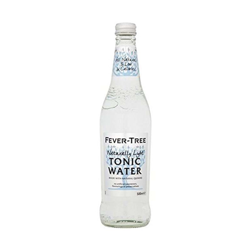 FEVER TREE Naturally Light Tonic Water - Natural Quinine Bottle (500ml) - SINGLE Image