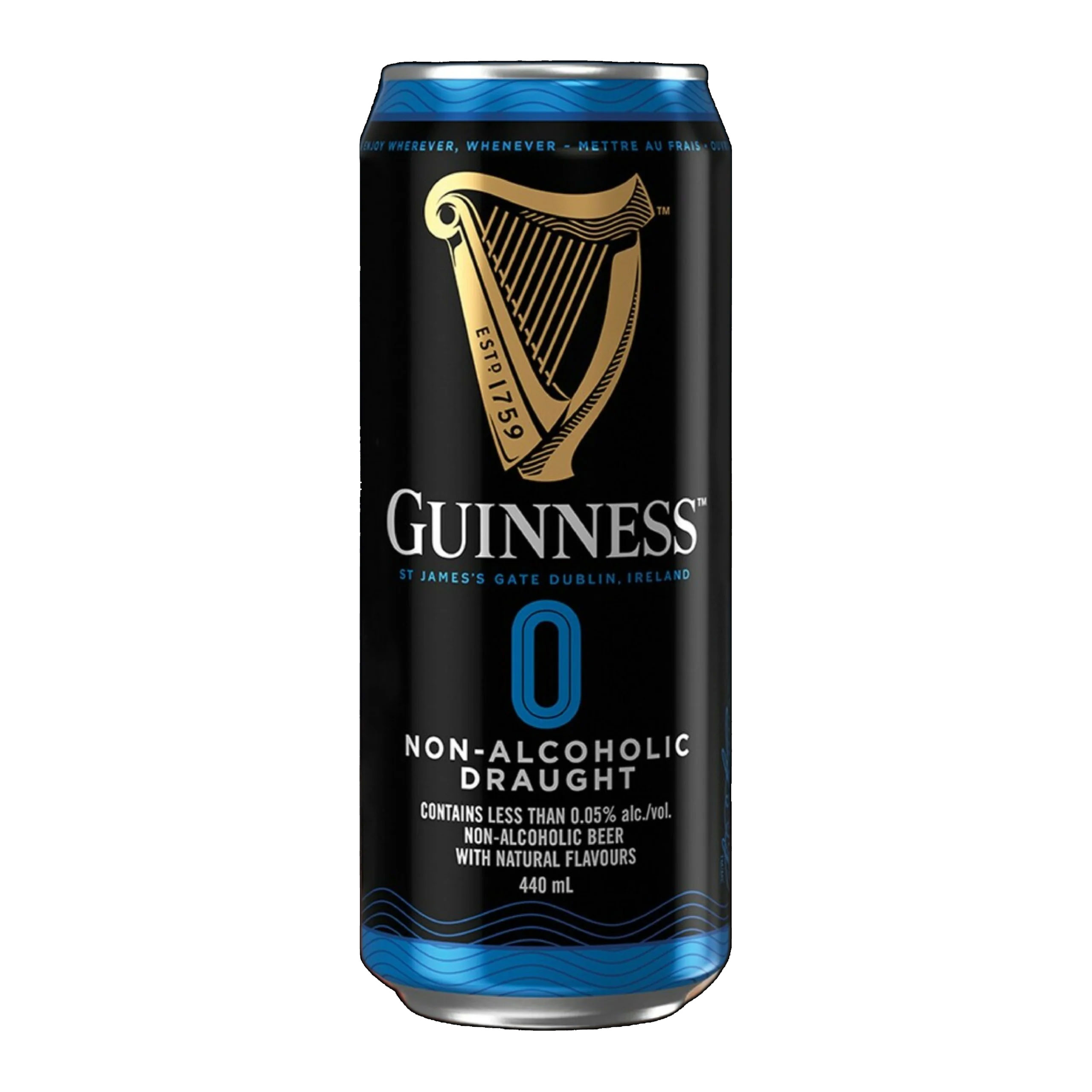 GUINNESS 0.0 Zero 440ml CAN - SINGLE (los) Image