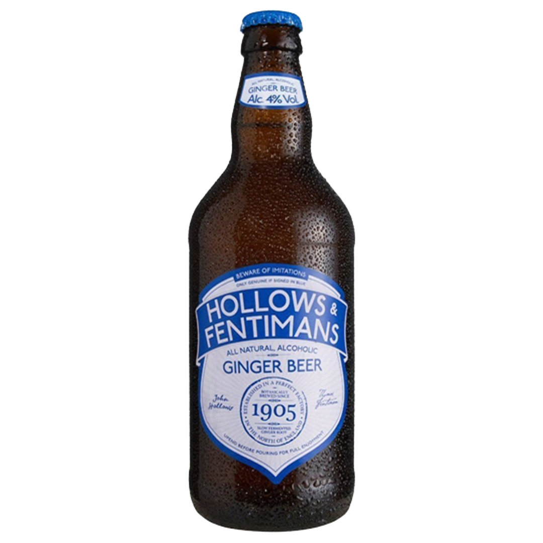 HOLLOWS & FENTIMANS Alcoholic Ginger Beer Bottle (500ml) 4%abv - SINGLE GF Image