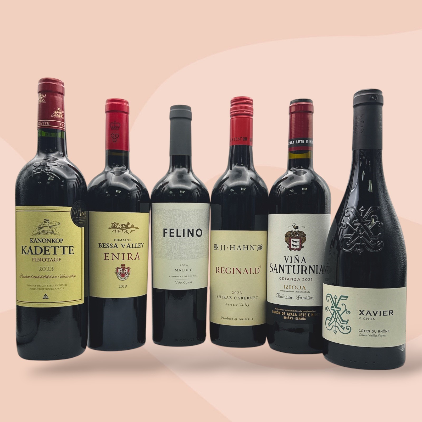 DUNELL'S WINE SELECTION 6 'Bigger-Style Reds' No.05 Mixed Case x 6 Bottles (chosen by Maddie) Image