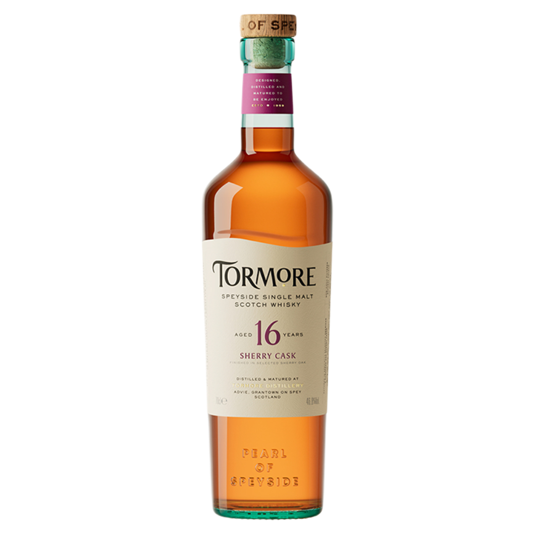 TORMORE 'Pearl of Speyside' 16 Year Old Speyside Single Malt Scotch Bottle (70cl) 46.8%abv Image