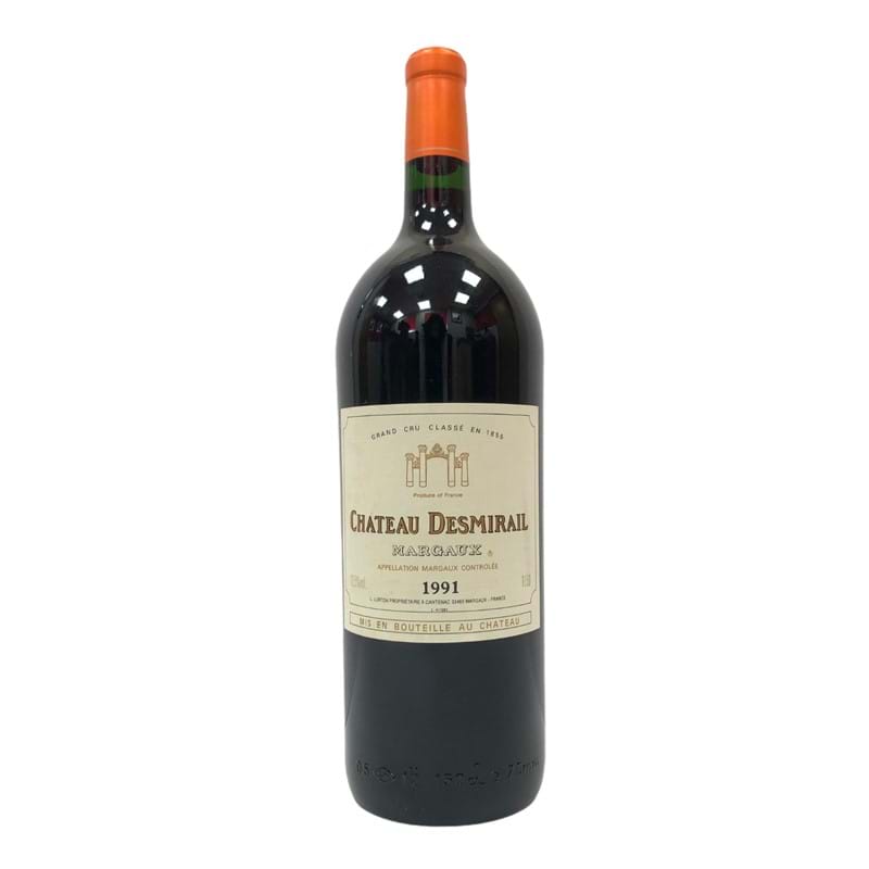 CHATEAU DESMIRAIL 3eme Cru Classe Margaux 1991 MAGNUM - NO DISCOUNT (Perfect for 30th Birthday in 2021) Image