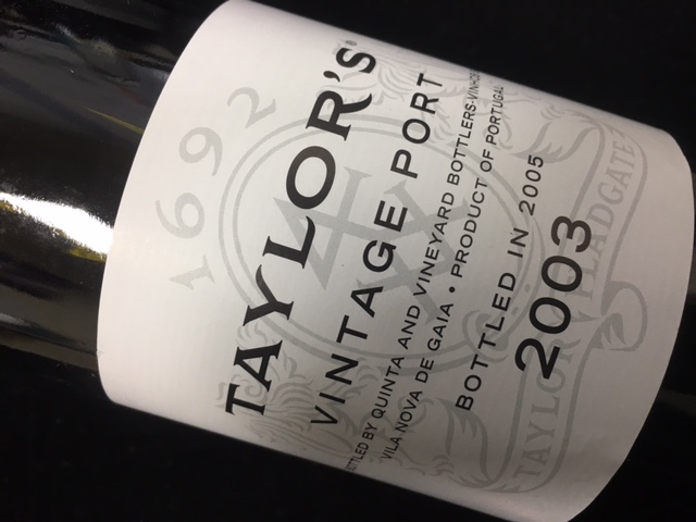 TAYLOR FLADGATE Vintage Port 2003 Bottle Image