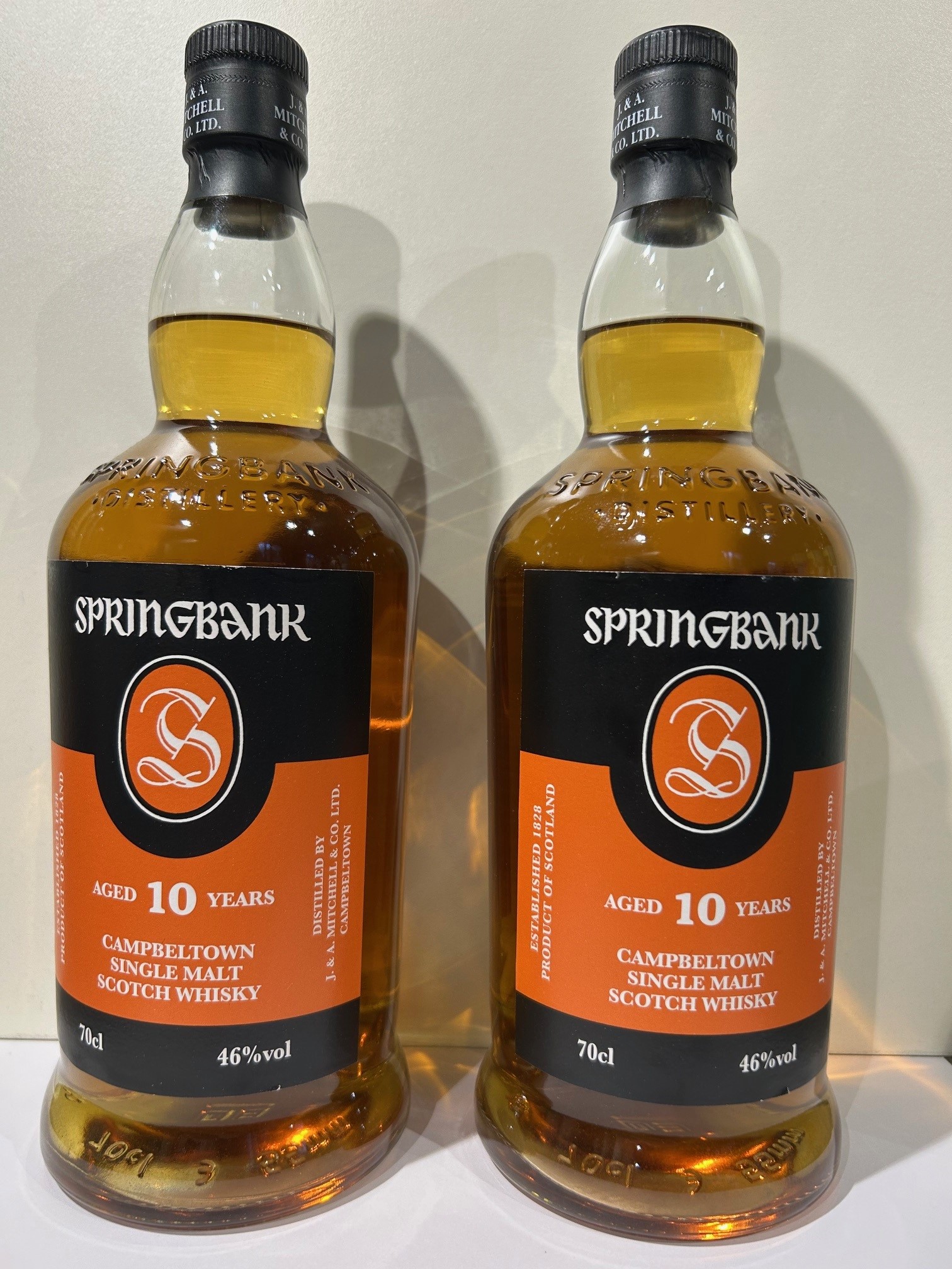 SPRINGBANK 10 Year Old Campletown Malt Whisky Bottle 46%abv (BROKERAGE) Image