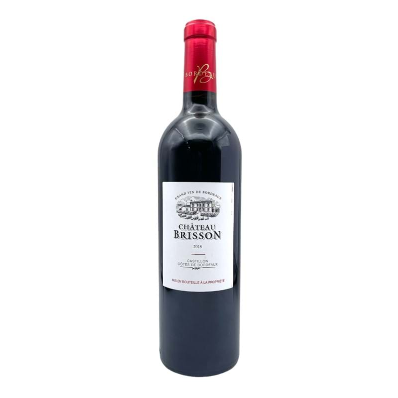 CHATEAU BRISSON Cotes du Castillon 2018 Bottle Image