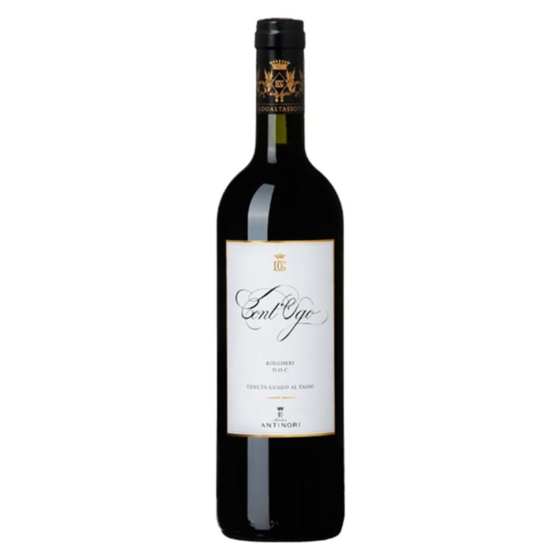 ANTINORI Tenuta Guado al Tasso 'Cont Ugo' - Bolgheri, Tuscany (100% Merlot) 2020/21 Bottle Image