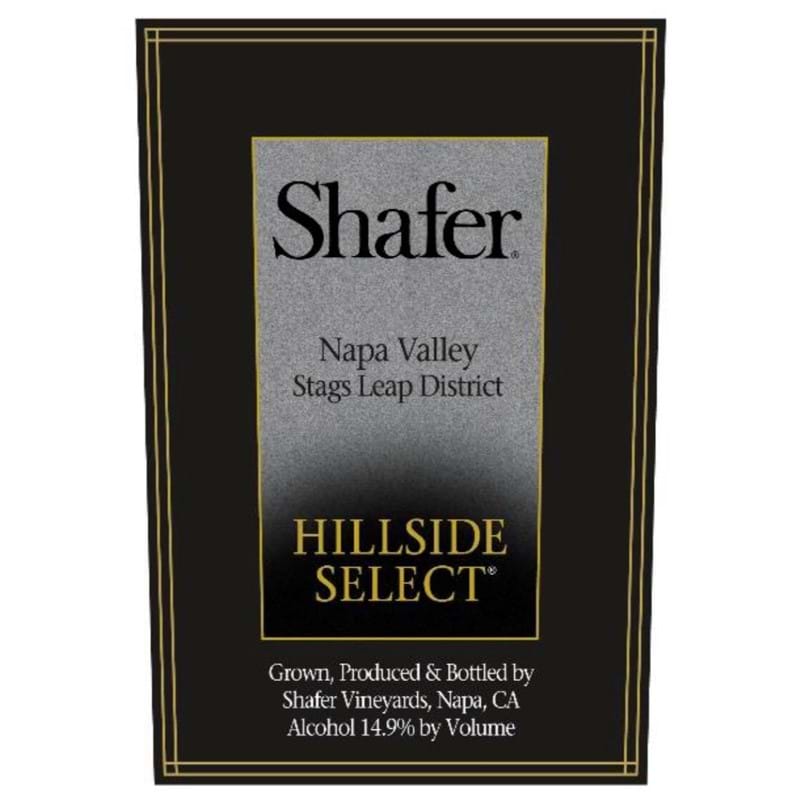 SHAFER Hillside Select 2017 - CASE x 6 Bottles 15.5% - PRE-RELEASE Image