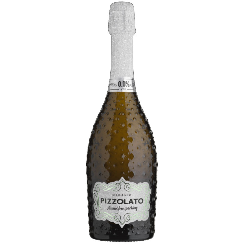 LA CANTINA PIZZOLATO Non-Alcoholic Sparkling Spumante Organic Prosecco 'M-Use' Bottle 0%abv VGN Image