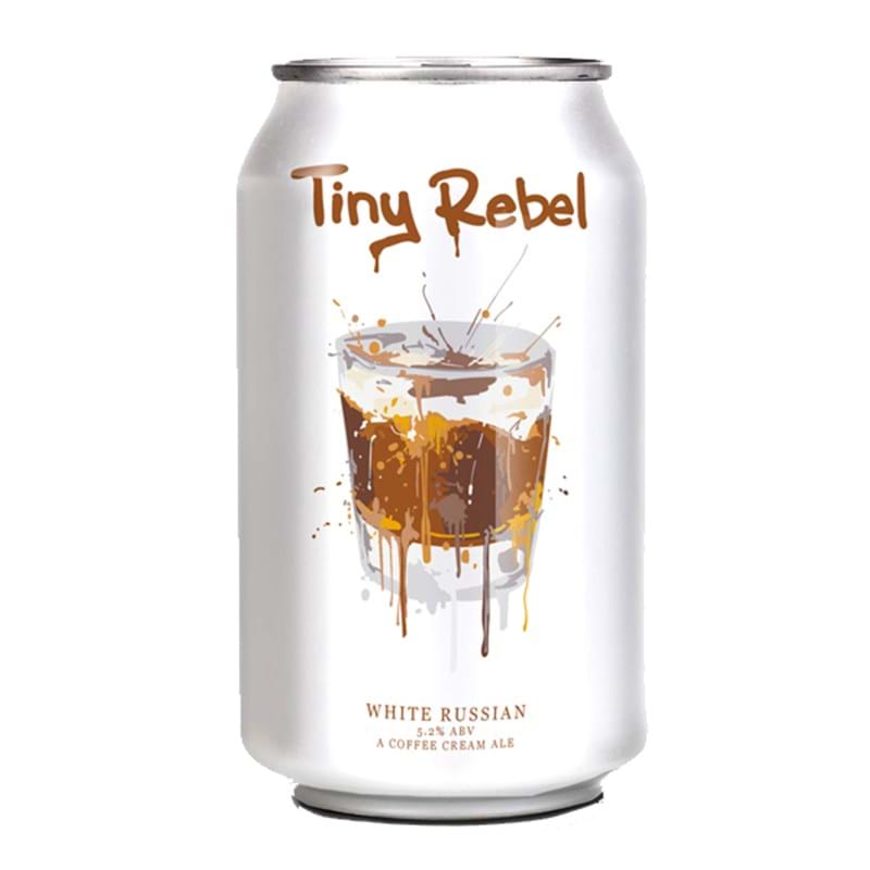TINY REBEL OMG White Russian Cream Ale 5.2%abv CAN (330ml) Image