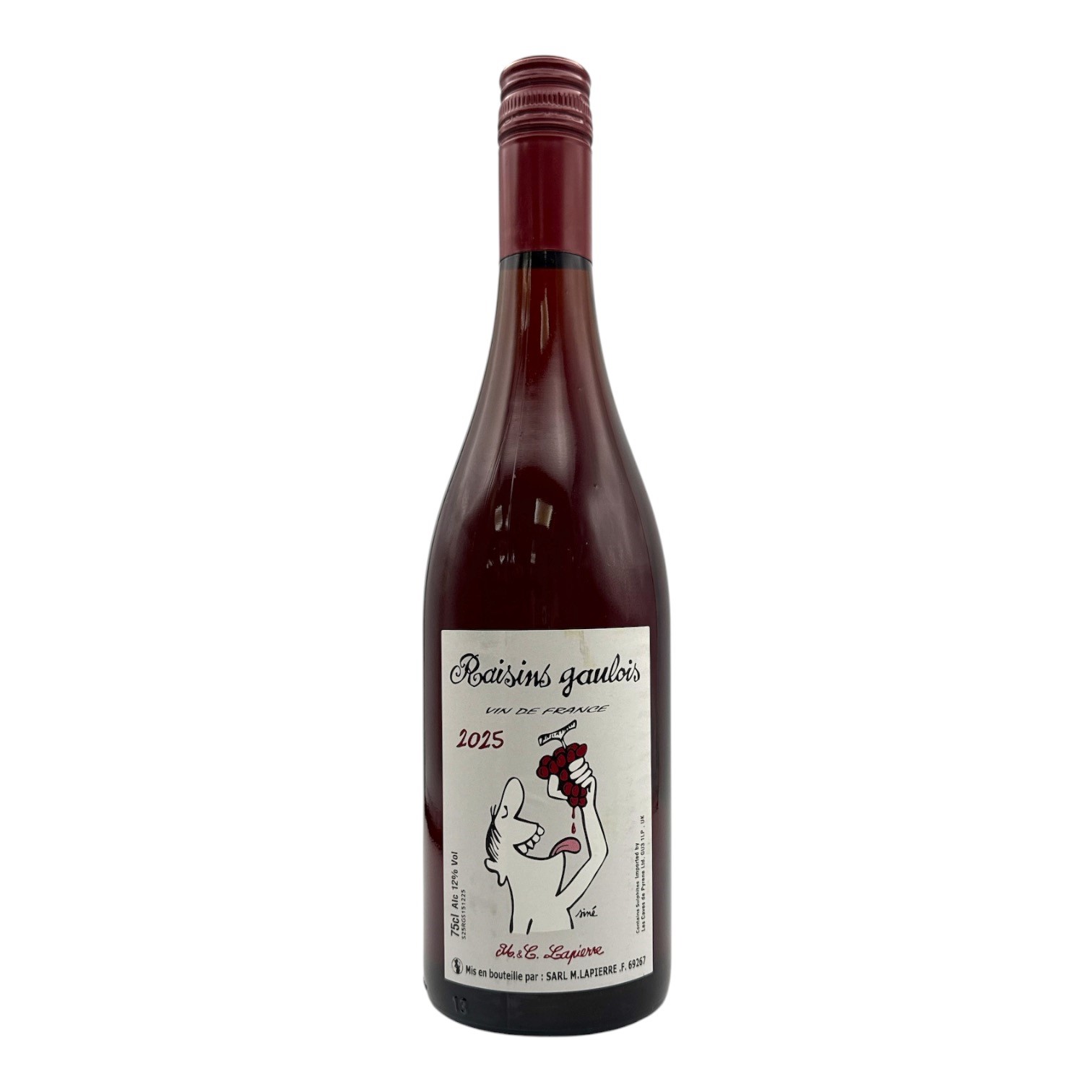 MARIE & MATHIEU LAPIERRE Gamay 'Raisins Gaulois' 2024/25 Bottle - ORG/NAT Image