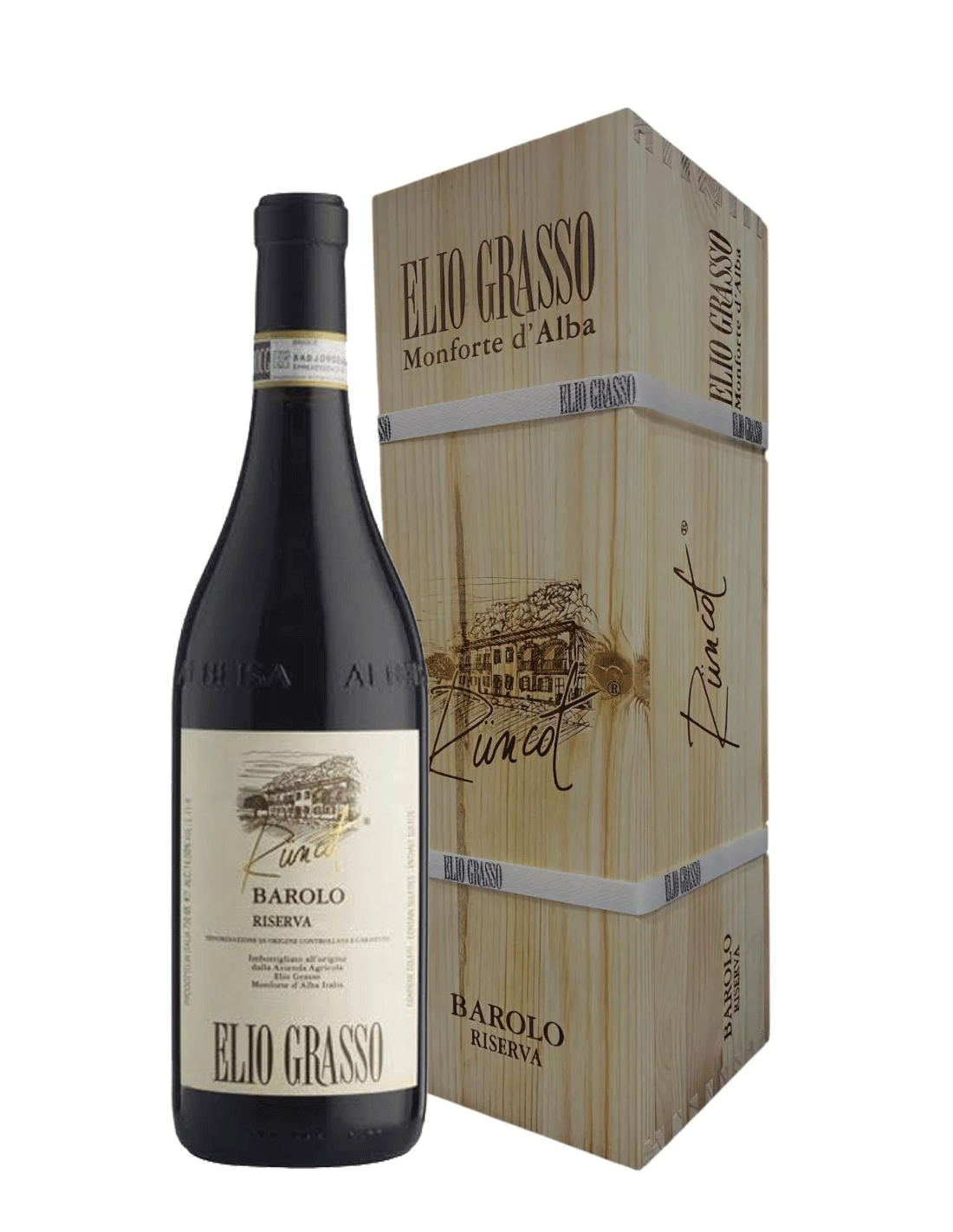ELIO GRASSO Barolo Riserva 'Runcot' 2015 Magnum in OWC Image