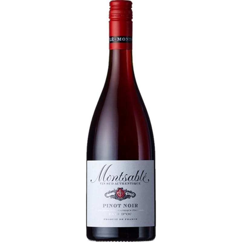 MONTSABLE Pinot Noir, Vin de Pays d'Oc 2018/19 Bottle/st - VGN Image
