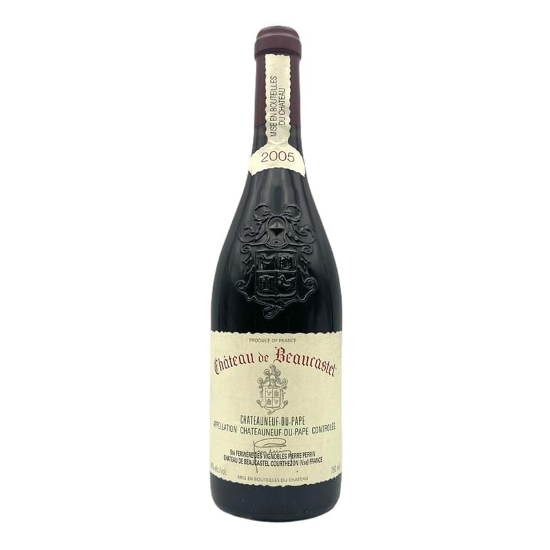 CHATEAU DE BEAUCASTEL Chateauneuf-du-Pape Rouge 2005 Bottle/nc - NO DISCOUNT Image