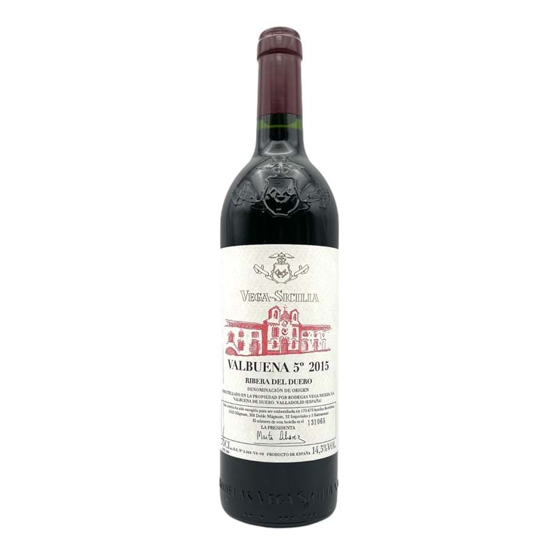 VEGA SICILIA Valbuena 5 2015 Bottle - NO DISCOUNT Image