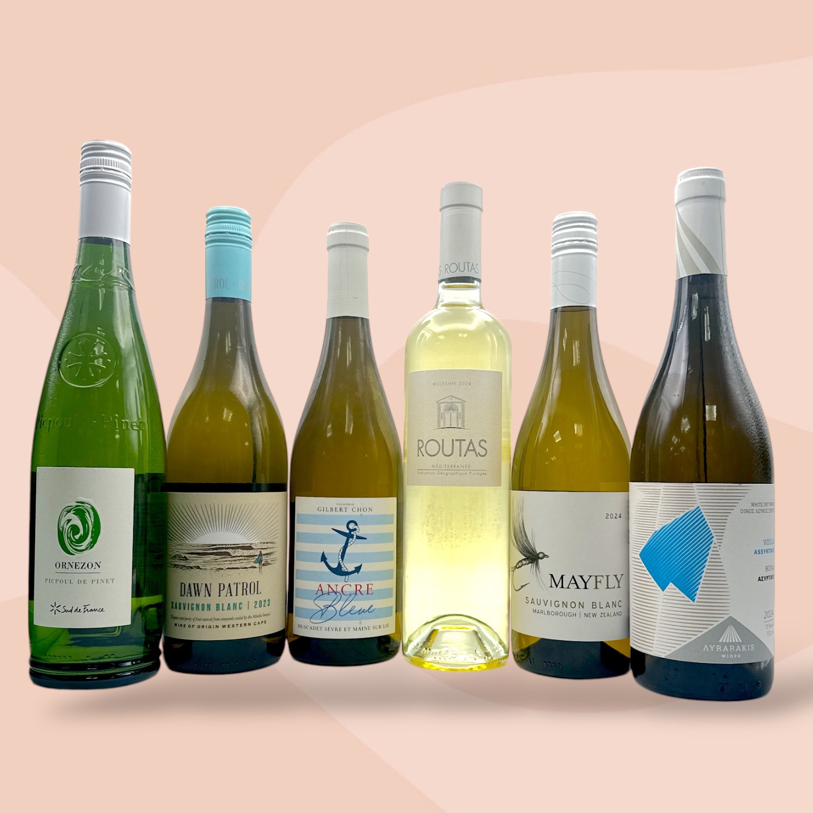 DUNELL'S WINE SELECTION 6 'Crisp, Dry Whites' No.03 Mixed Case x 6 Bottles Image