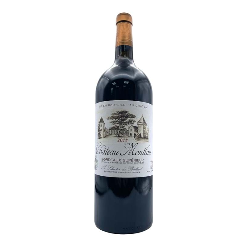 CHATEAU MONTLAU Rouge 'Classic' Bordeaux Superieur 2018 (150cl) MAGNUM (Cabernet Franc/Merlot) (losn) Image