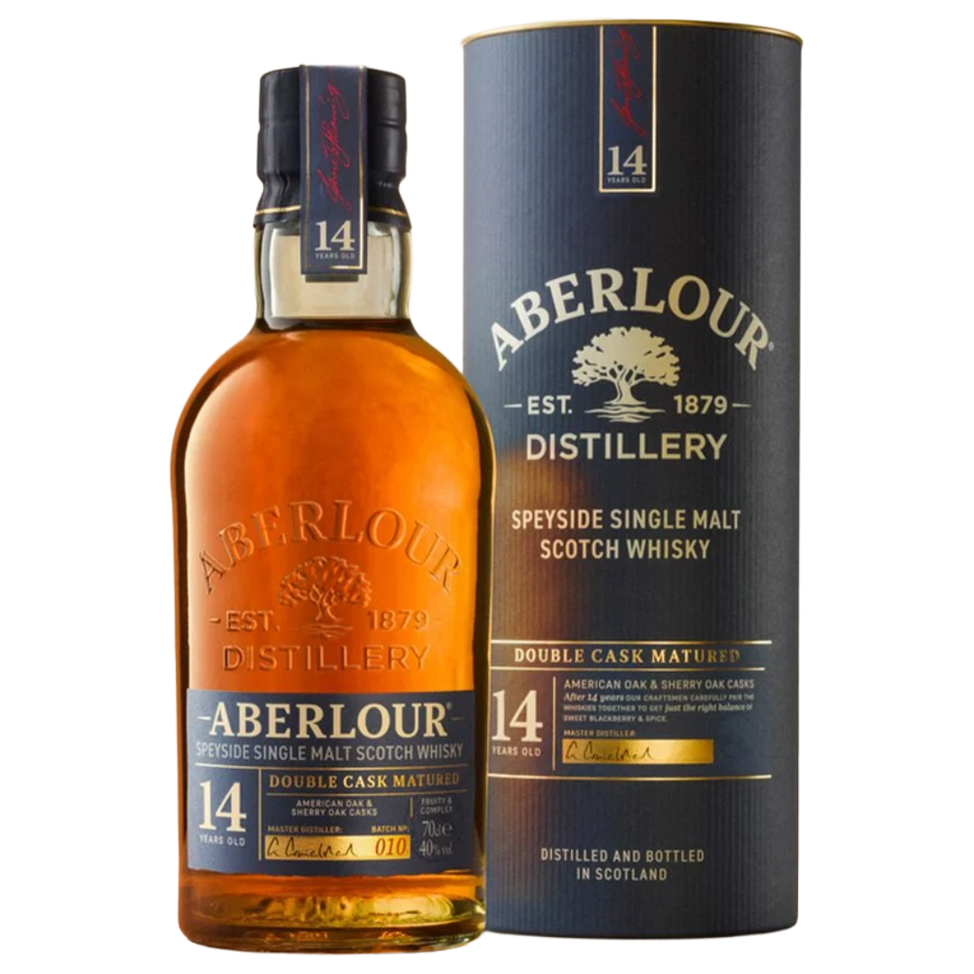 ABERLOUR DISTILLERY 14 Year Old 'Double Cask' (Batch 10) Speyside Single Malt Scotch Whisky Bottle (70cl) 40%abv Image