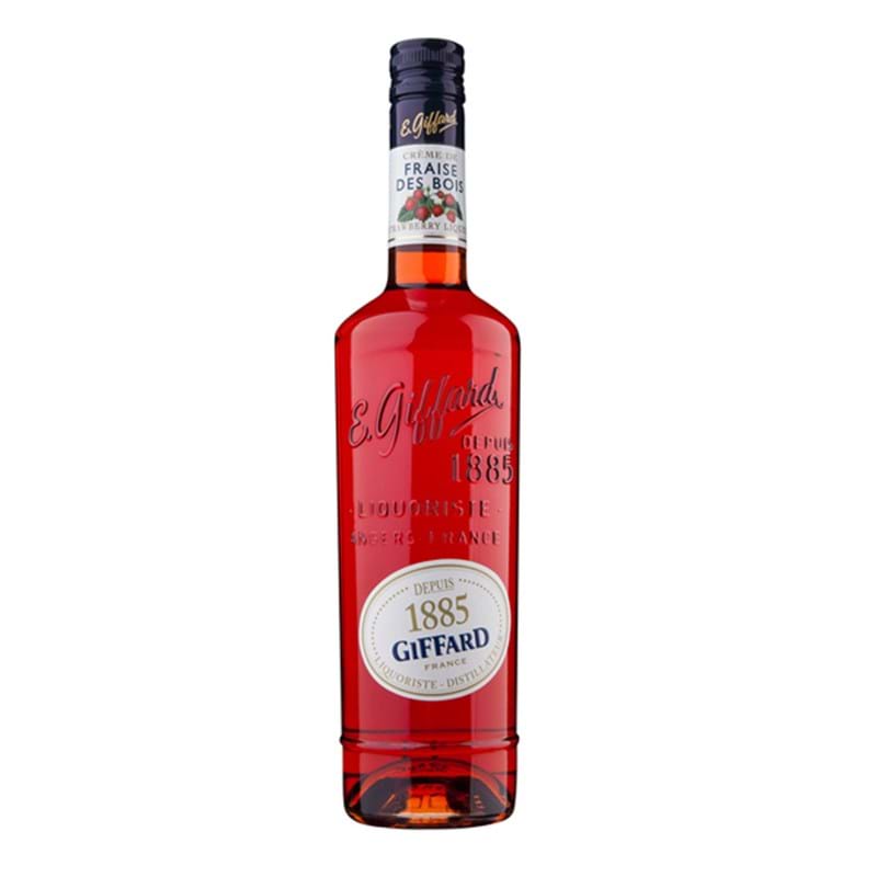 GIFFARD Creme de Fraise des Bois (Wild Strawberry Liqueur) Bottle (70cl) 16%abv Image