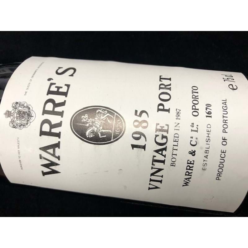 1985 WARRE'S Vintage Port Bottle (los) Image