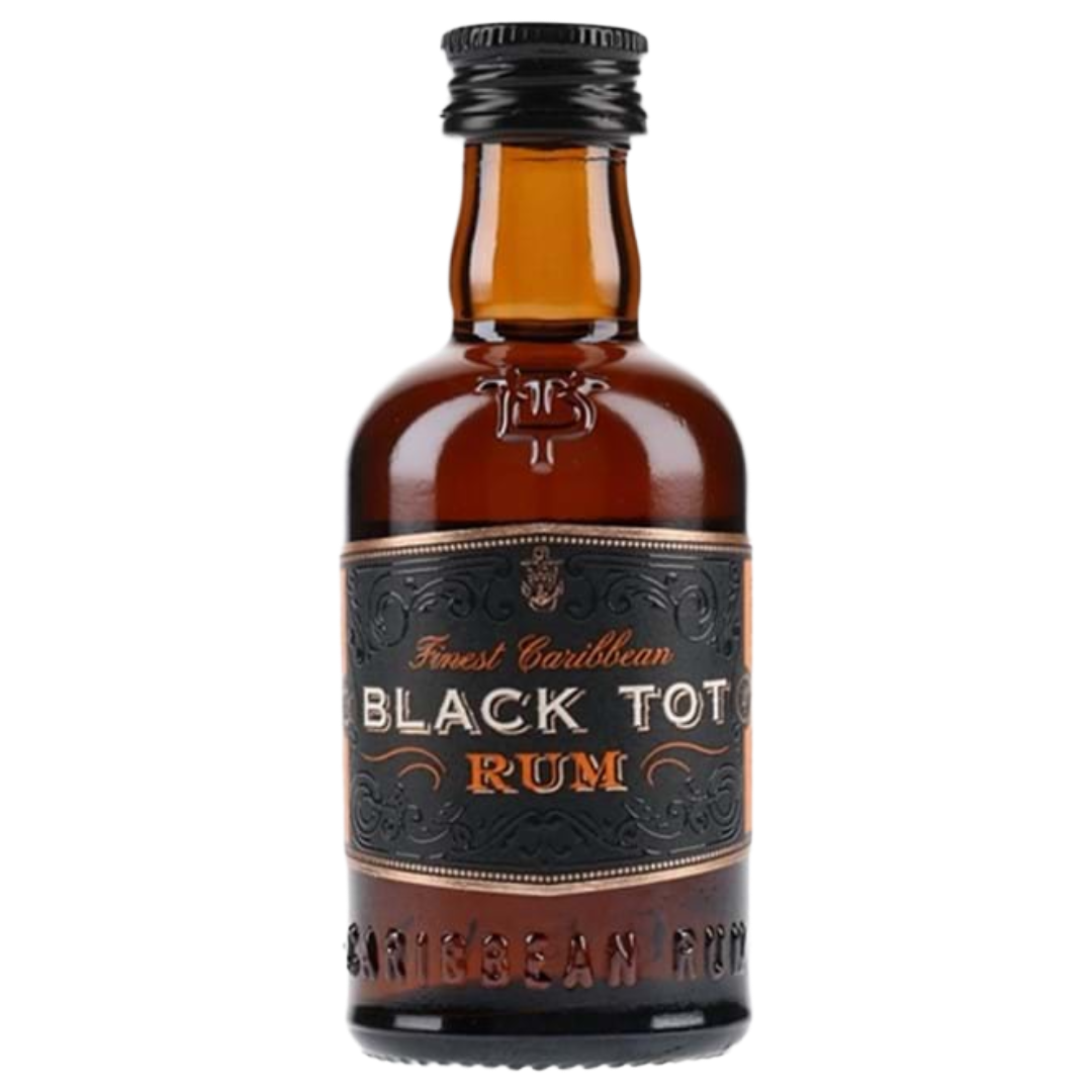 BLACK TOT Finest Caribbean Rum Miniature (5cl) 46.2%abv (los) Image