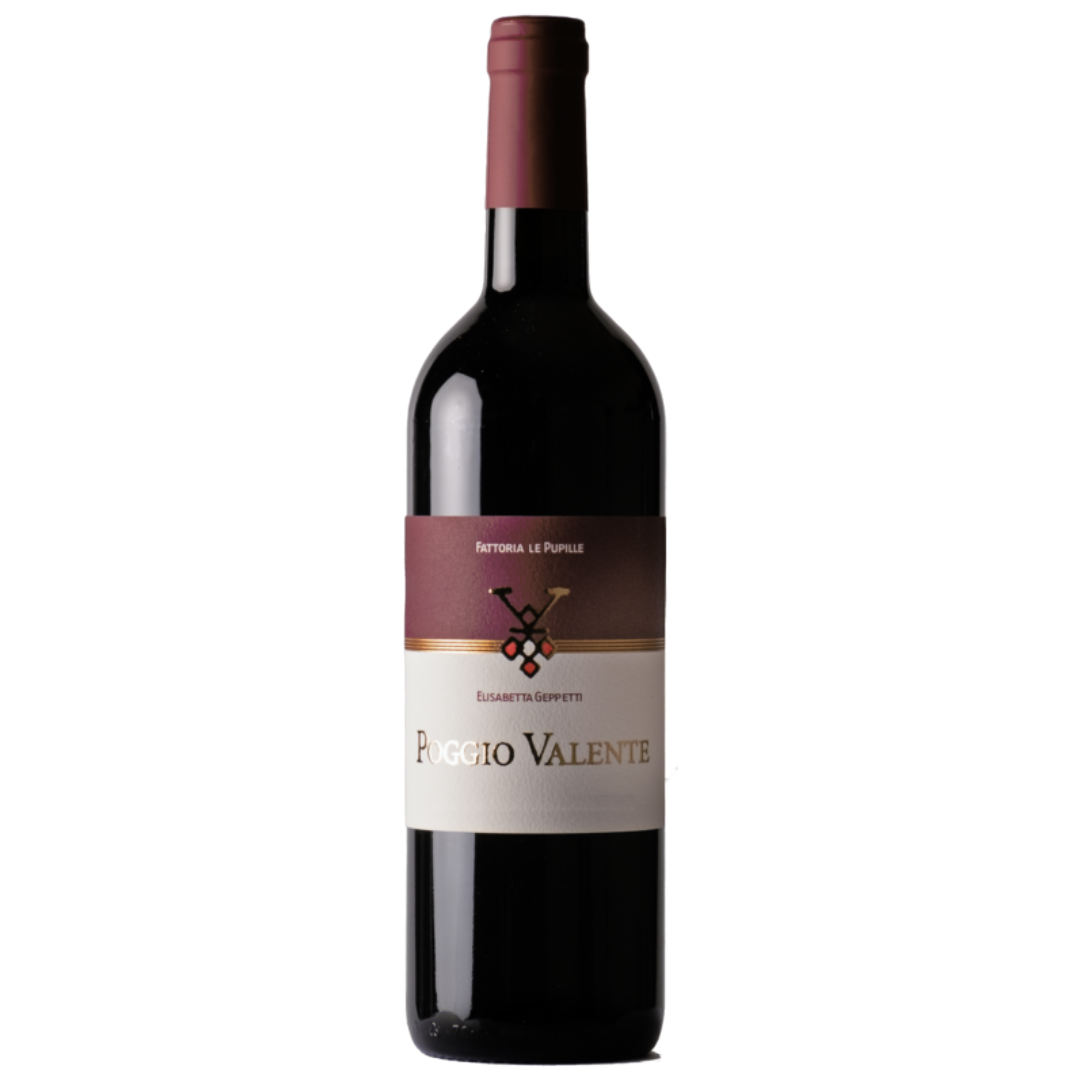 FATTORIA LE PUPILLE Sangiovese 'Poggio Valente' - Pereta, Maremma 2021 Bottle Image
