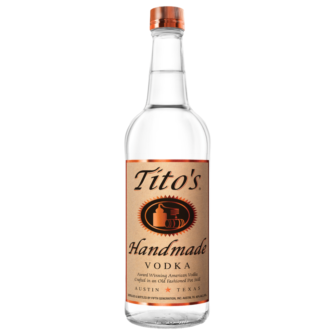 TITOS 'Handmade' Pot-Still Crafted Vodka (Austin, Texas Bottle (70cl) 40%abv Image