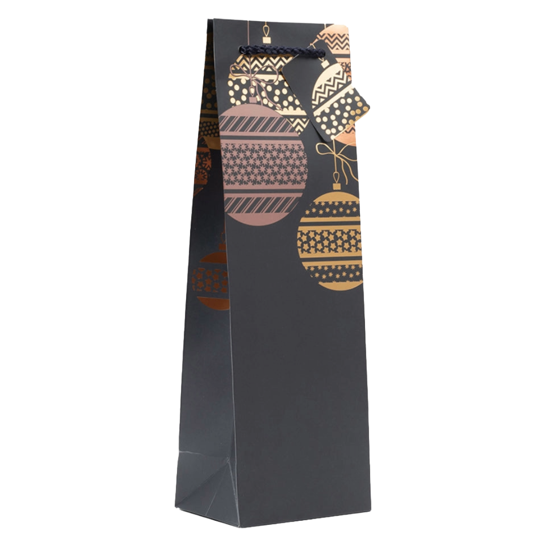 1 BOTTLE BAG 'Foil Bauble' Each (B25XM2) Image