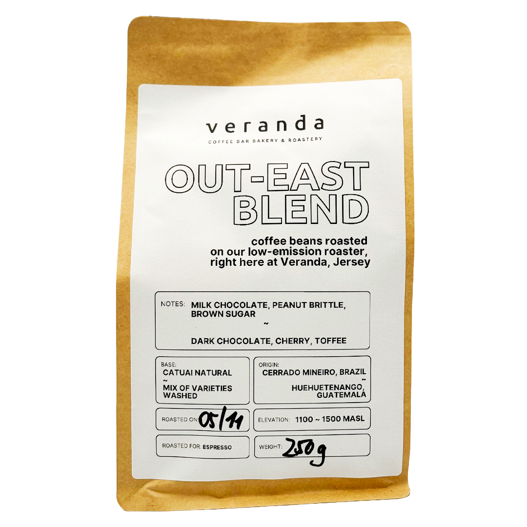 VERANDA JERSEY 'Out East Blend' Coffee Beans 250g Bag (2024 Harvest) Image