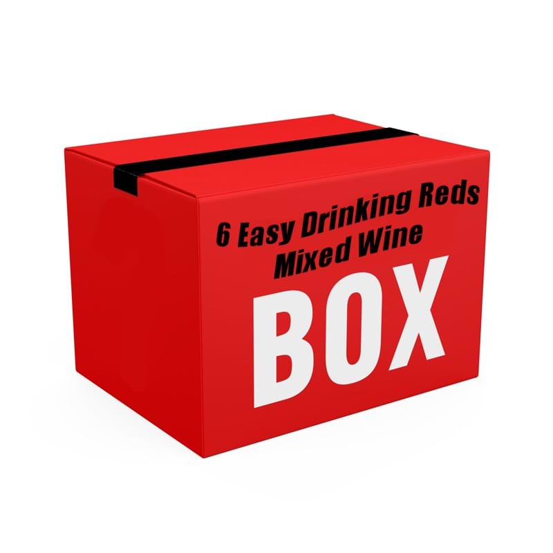 6 EASY DRINKING RED WINES Mixed Case x 6 Bottles Image
