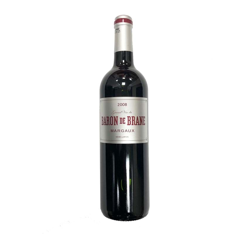 BARON DE BRANE 2nd Wine of Chateau Brane - Cantenac, Margaux 2008 Bottle/nc Image