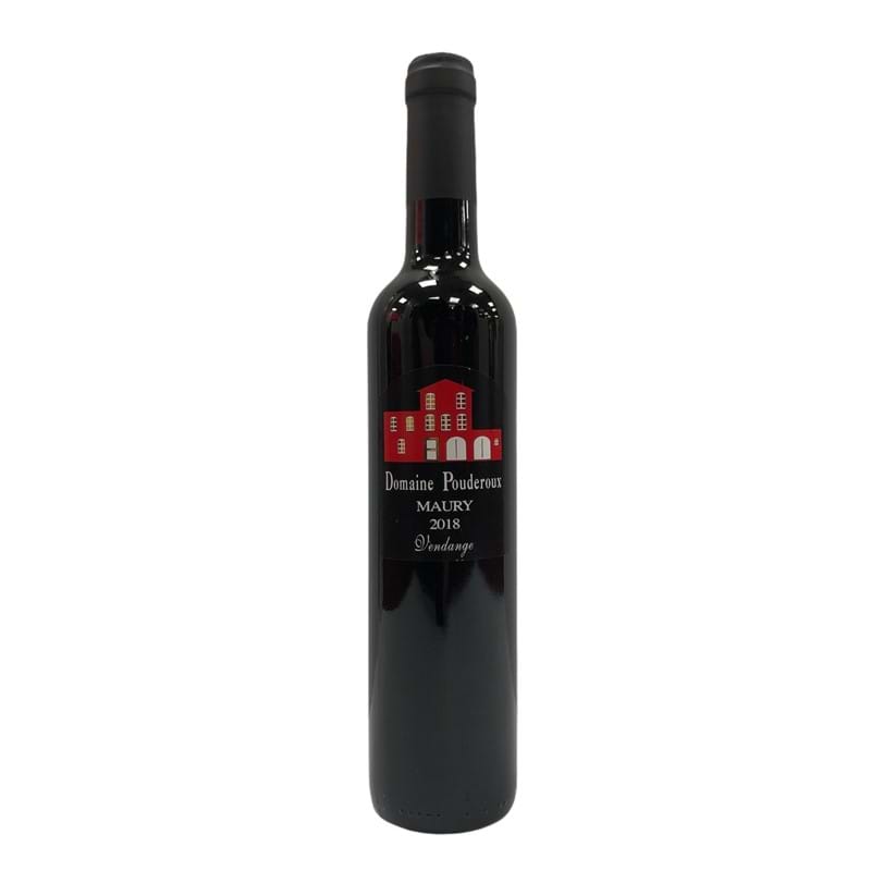 DOMAINE POUDEROUX Maury Rouge 2018 HALF LITRE 15.5% - ORG Image