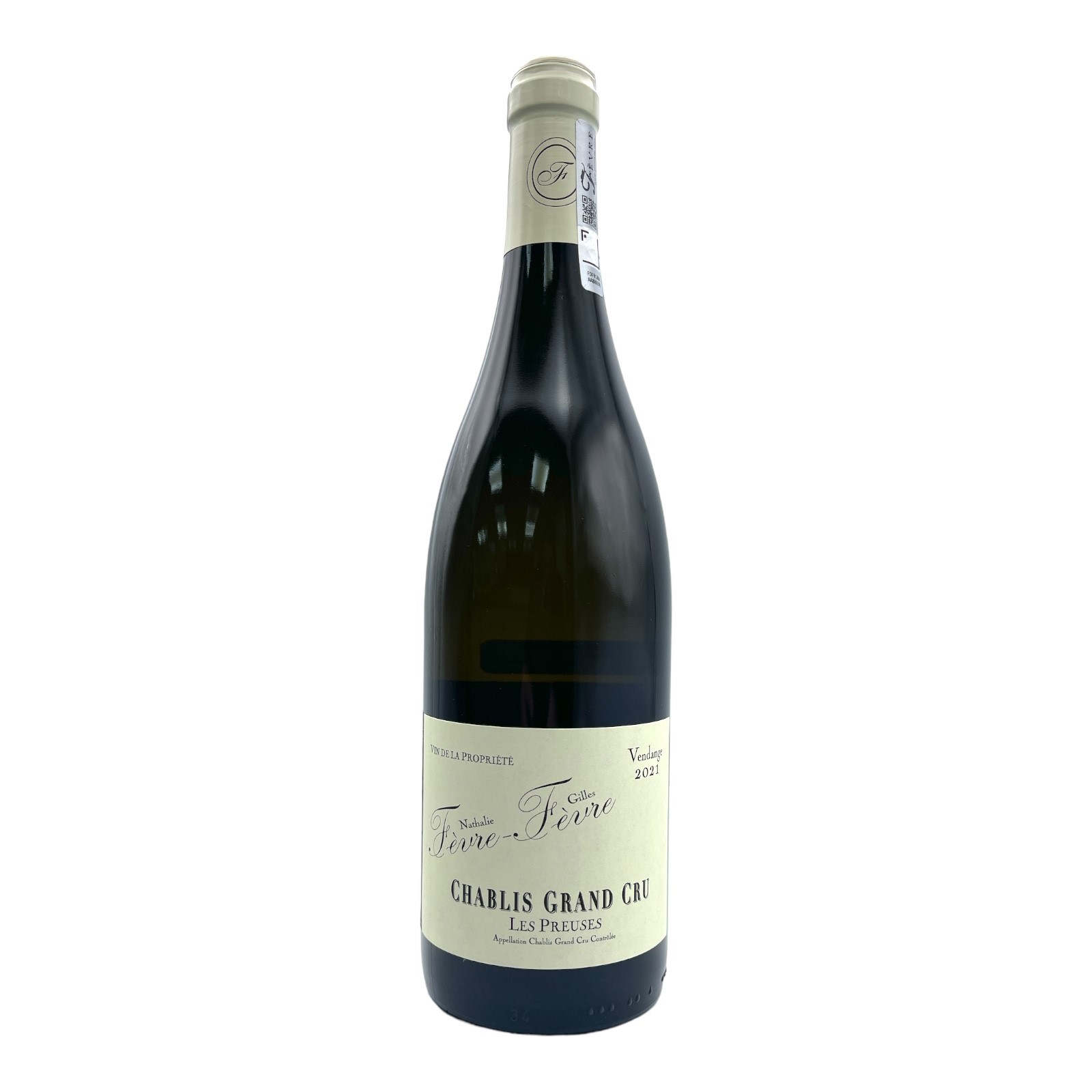 NATHALIE & GILLES FEVRE Chablis Grand Cru 'Les Preuses' 2021 Bottle Image