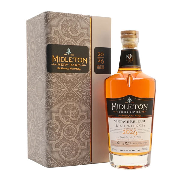 MIDLETON 'Very Rare' Vintage Release 2026 Irish Whiskey Bottle (70cl) 40%abv Image