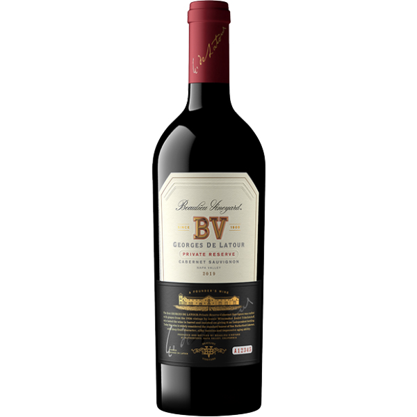 BEAULIEU Georges de Latour Cabernet Sauvignon 'Private Reserve' - Napa Valley 2019 Bottle - 100 POINTS (los) Image