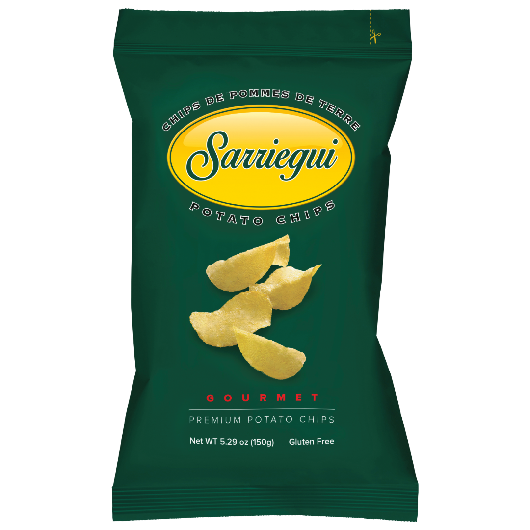 SARRIEGUI Premium Potato Crisps from San Sebastian 150g Bag GF (los) Image