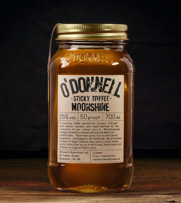 O'DONNELL 'Sticky Toffee' Moonshine Jar (70cl) 25%abv Image