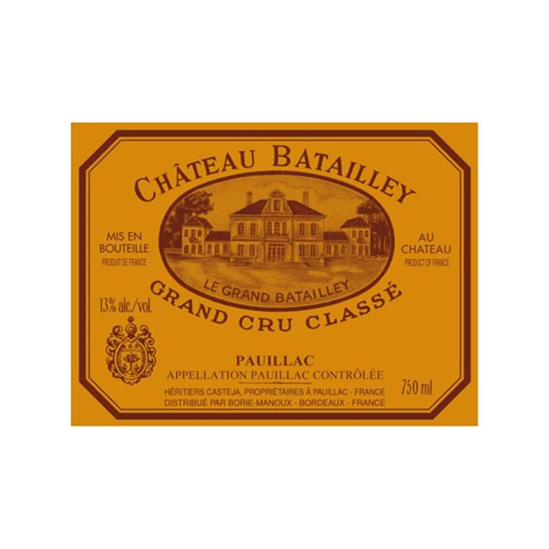 CHATEAU BATAILLEY 5eme Cru Classe, Pauillac 2020 Case x 6 Bottles - PRE-RELEASE Image