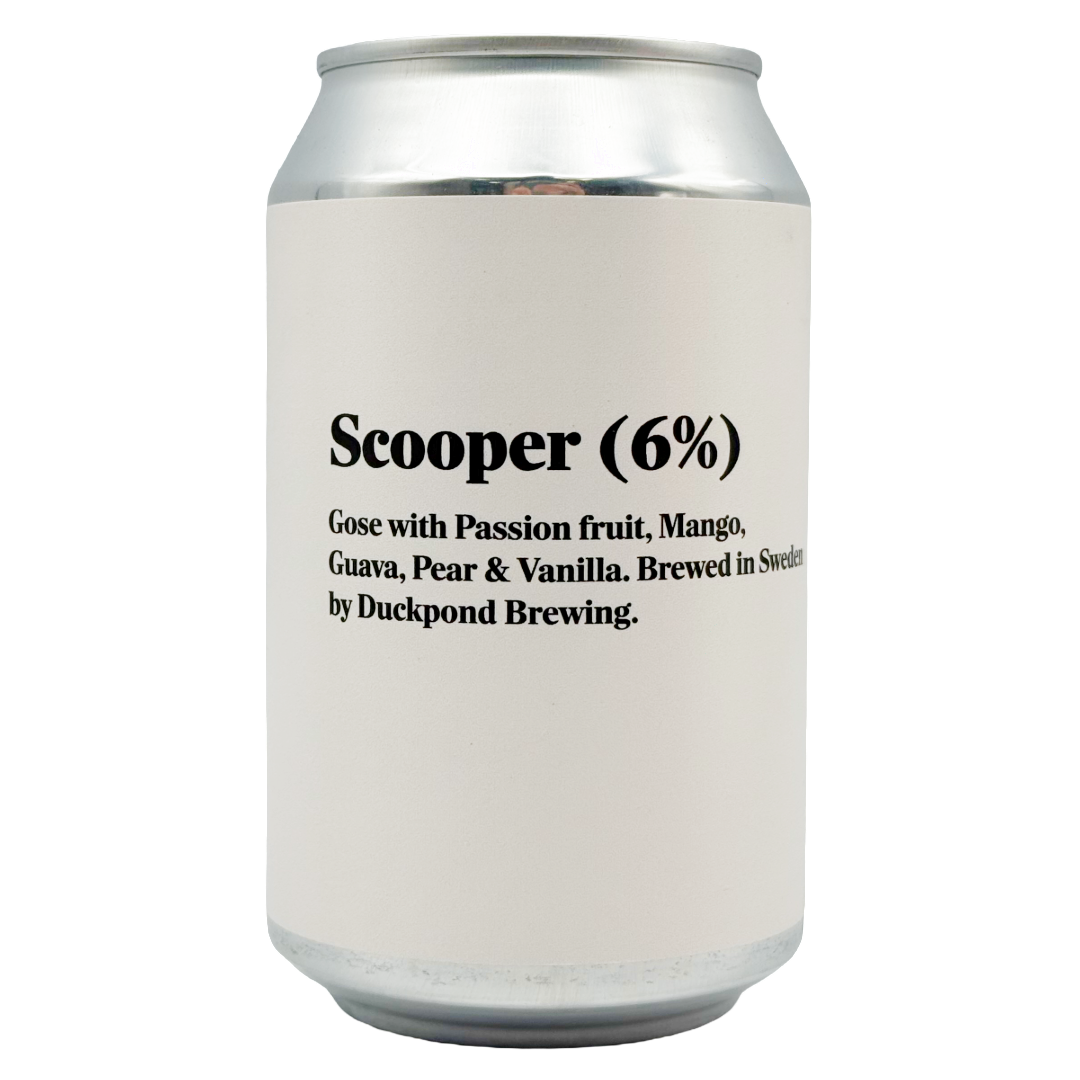 DUCKPOND BREWING 'Scooper' Fruited Gose CAN (330ml) 6%abv Image