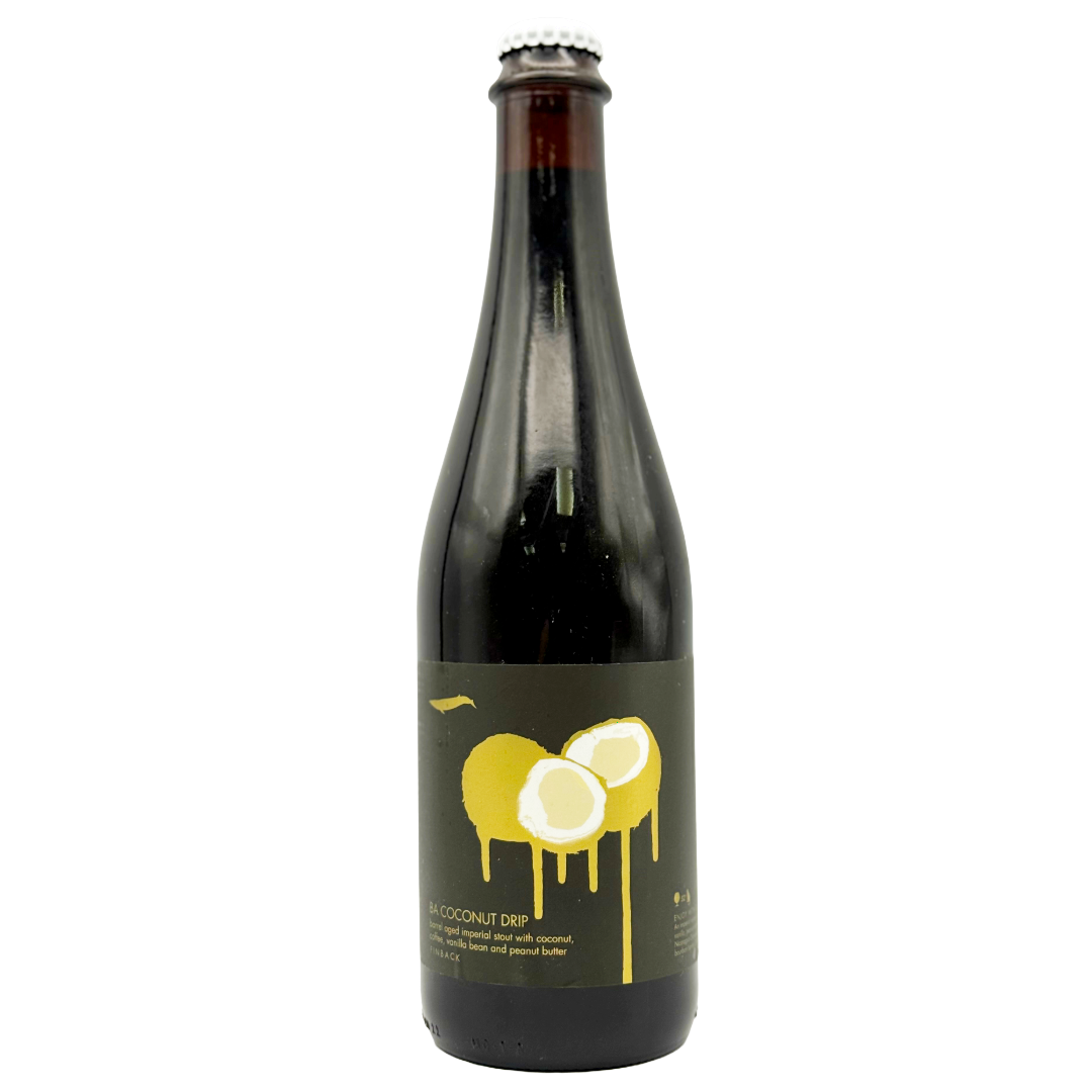 FINBACK BREWERY 'BA Coconut Drip' Barrel-Aged Imperial Stout Bottle (500ml) 10%abv Image