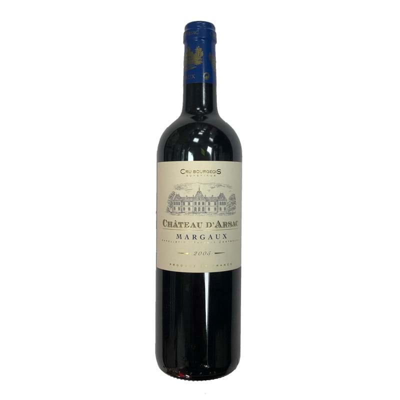 CHATEAU D'ARSAC Cru Bourgeois Superieur Margaux 2005 Bottle Image