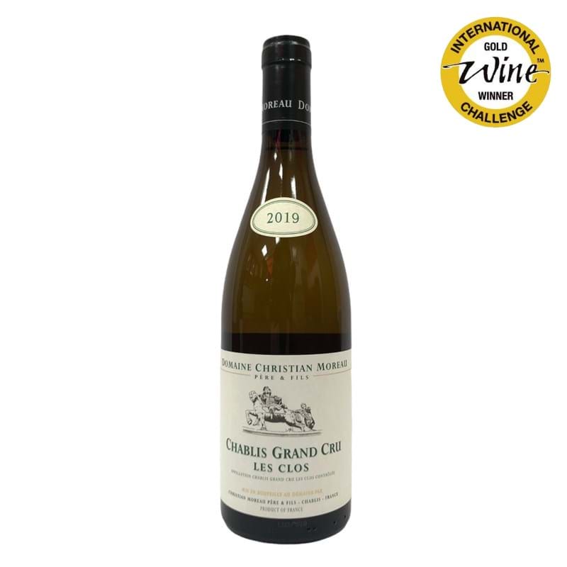 CHRISTIAN MOREAU Chablis Grand Cru Les Clos 2019 Bottle 13%abv - ORG Image
