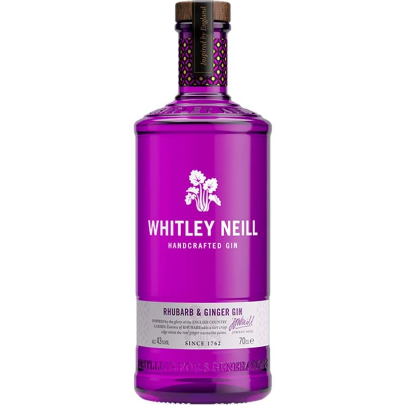 WHITLEY NEILL 'Handcrafted' Rhubarb & Ginger Gin Bottle (70cl) 43%alc Image