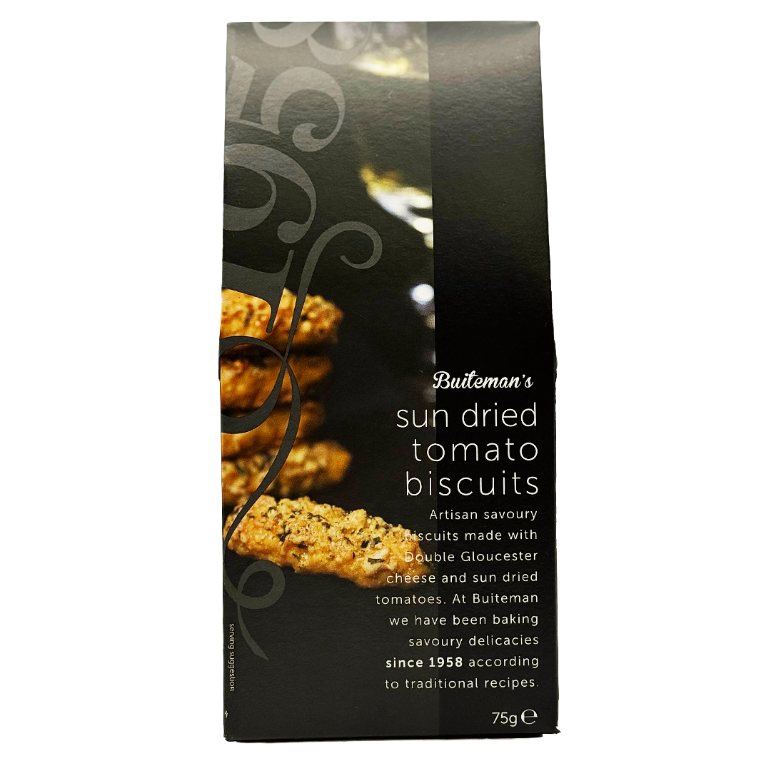 BUITEMAN Sun Dried Tomato Biscuits 75g (Christmas) VEG Image