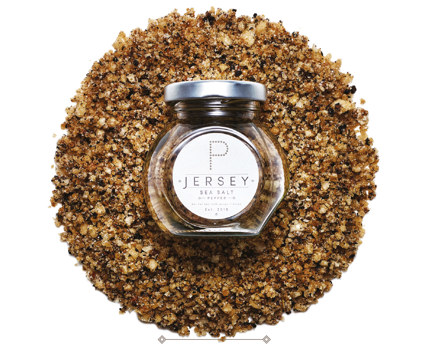 JERSEY SEA SALT Black Pepper Infusion 100g Jar Image